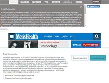 Tablet Screenshot of menshealth.pl
